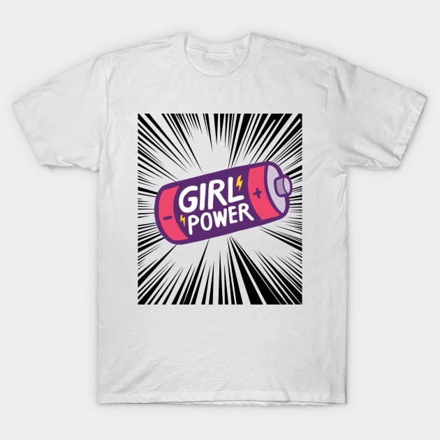 Girl Power Attack T-Shirt by sudaisgona